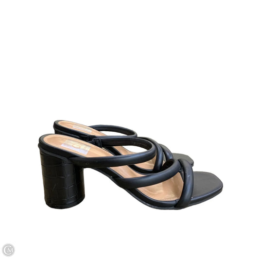 Sandals Heels Block By Dolce Vita In Black, Size: 7.5