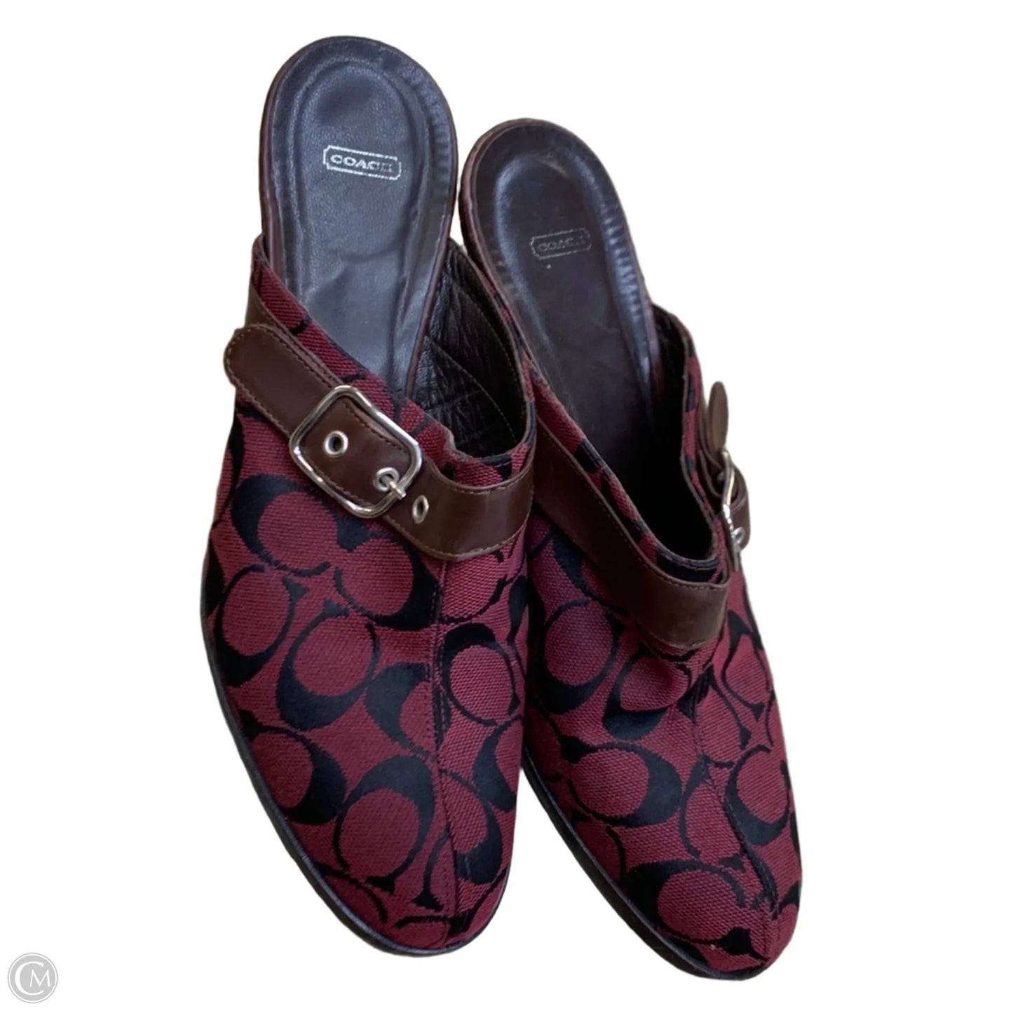 Shoes Designer By Coach In Maroon, Size: 8.5
