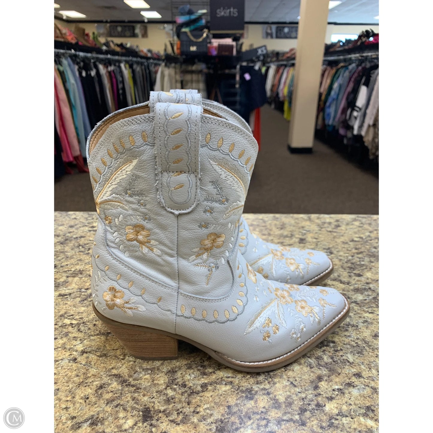 Boots Western By Dingo In Blue, Size: 6.5