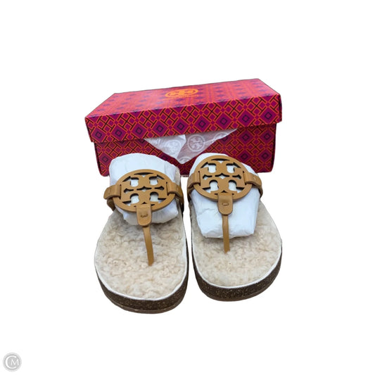 Sandals Designer By Tory Burch In Tan, Size: 9
