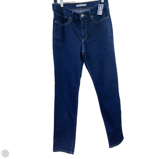 Jeans Straight By Levis In Blue Denim, Size: 30