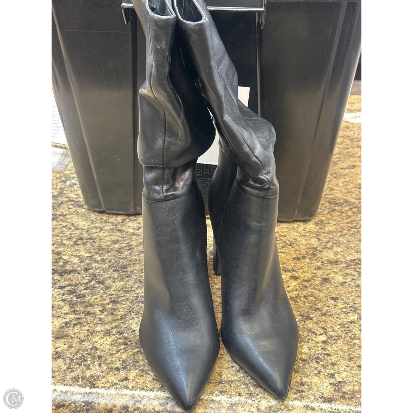 Boots Knee Heels By Marc Fisher In Black, Size: 7