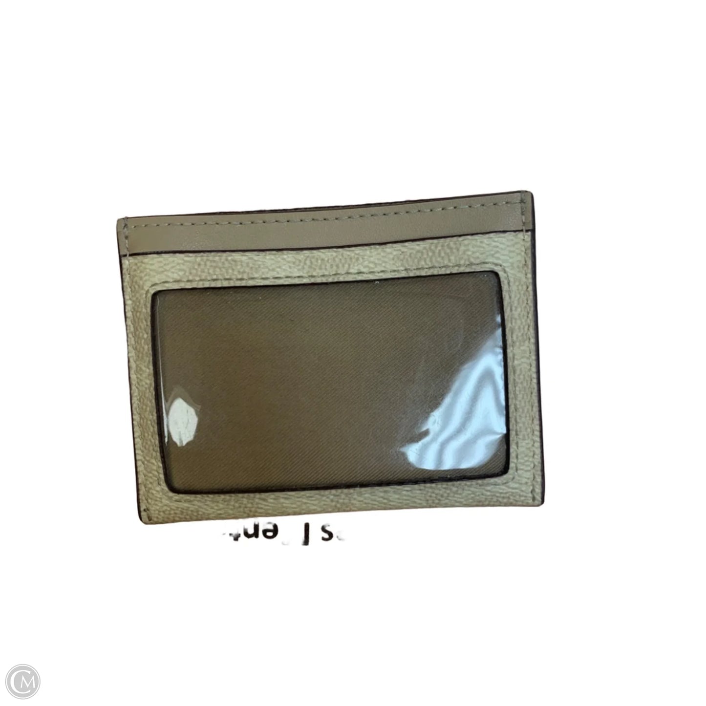 Wallet Designer By Coach, Size: Small