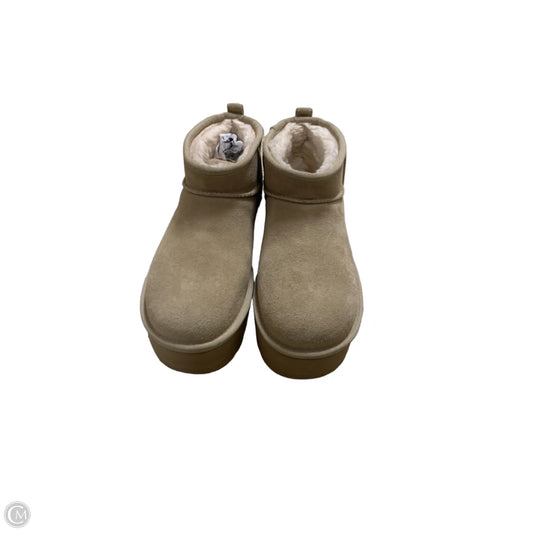 Boots Designer By Ugg In Beige, Size: 8