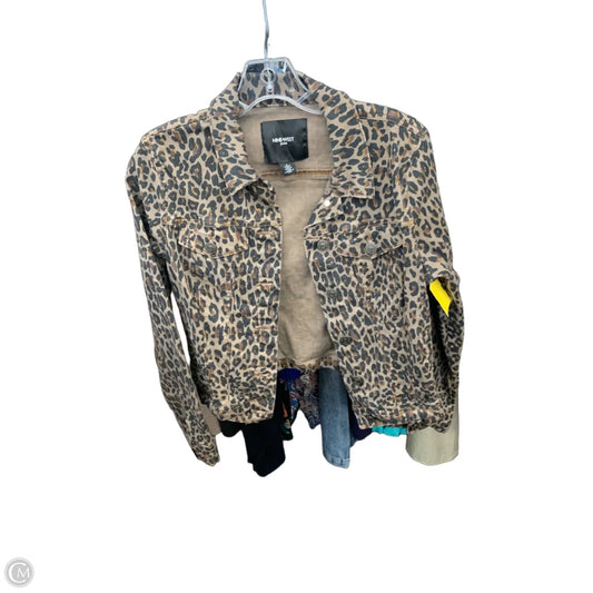 Jacket Denim By Nine West In Animal Print, Size: S