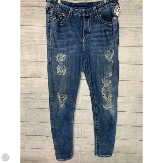 Jeans Skinny By True Religion In Blue Denim, Size: 18
