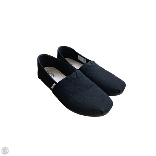 Shoes Flats By Toms In Black, Size: 8