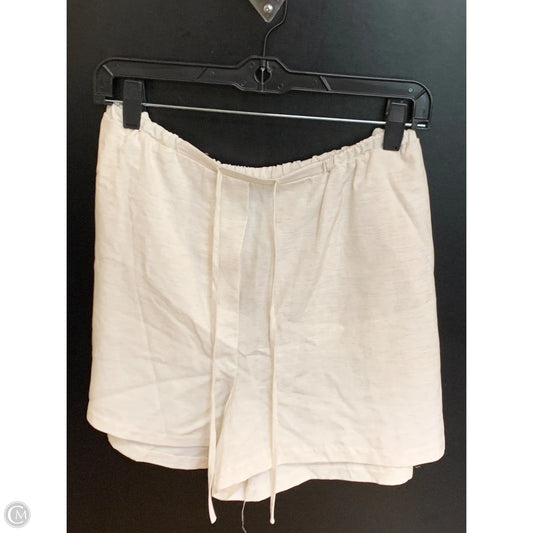 Shorts By Forever 21 In Cream, Size: L
