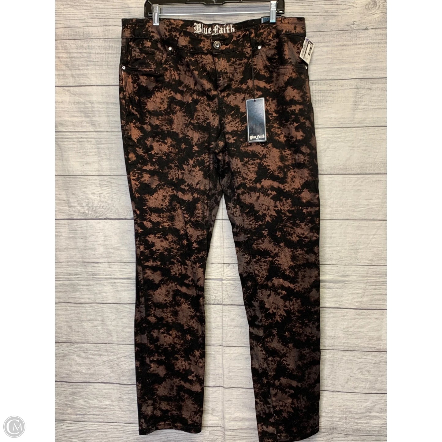 Jeans Skinny By Cmf In Bronze, Size: 14