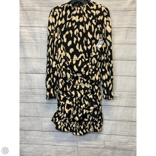 Dress Casual Midi By Shein In Black & Cream, Size: L