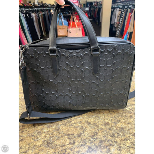 Laptop Bag Designer By Coach, Size: Large