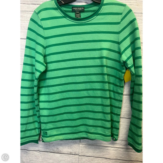 Sweater By Lauren By Ralph Lauren In Green, Size: S