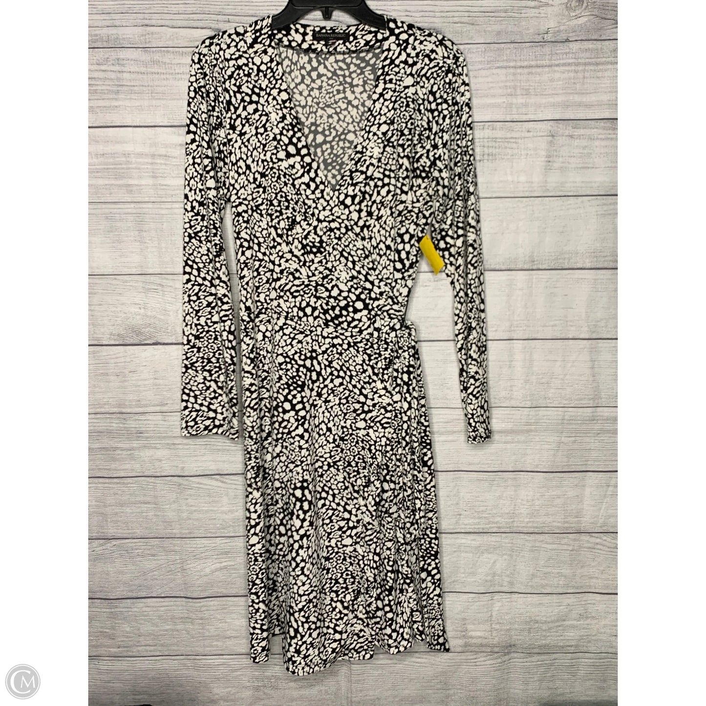 Dress Casual Midi By Banana Republic In Animal Print, Size: L