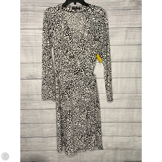Dress Casual Midi By Banana Republic In Animal Print, Size: L