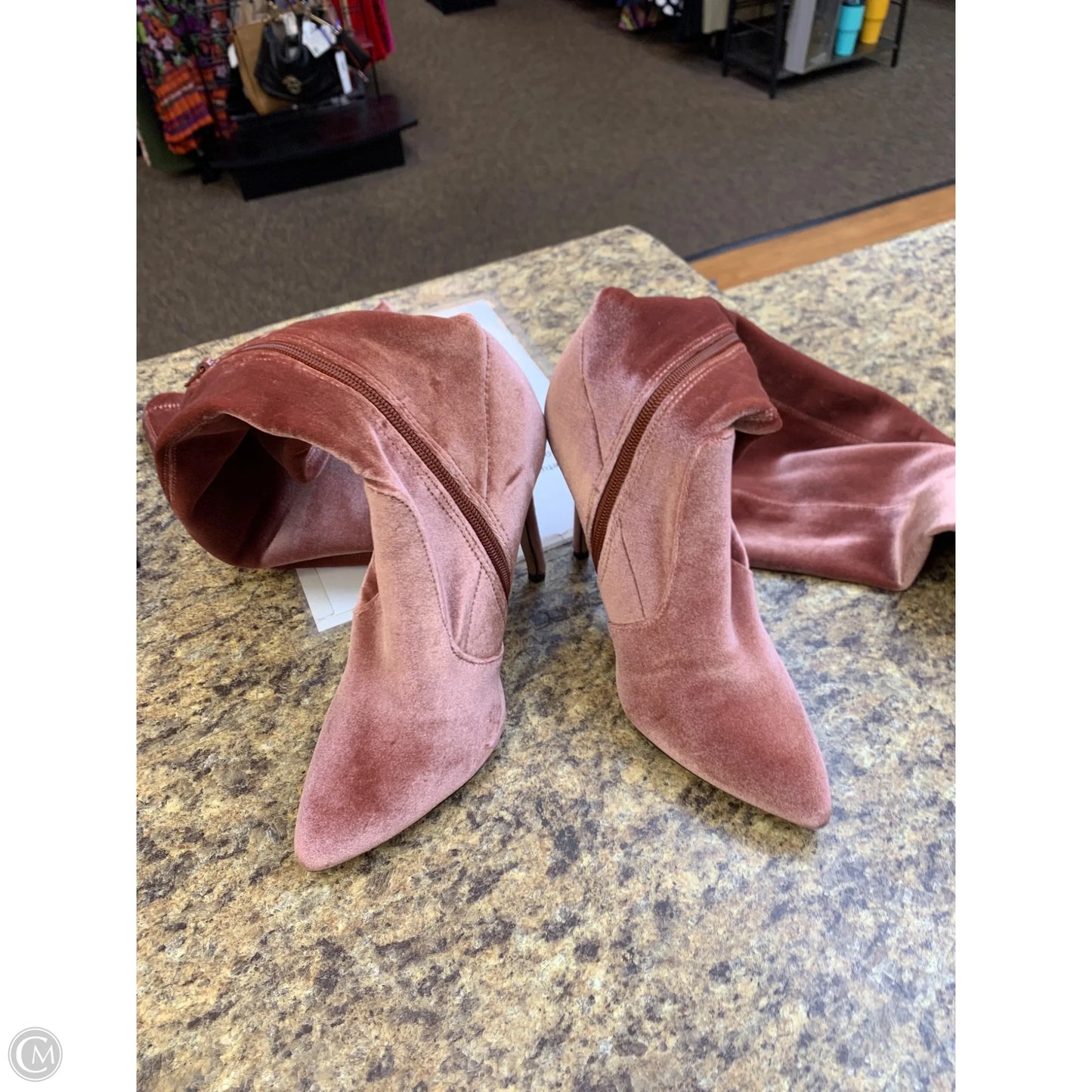 Boots Over-the-knee Heels By Steve Madden In Pink, Size: 7