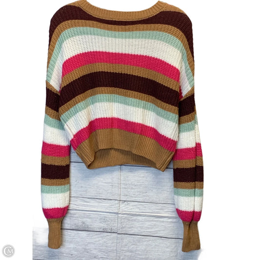 Sweater By Charlotte Russe In Multi-colored, Size: S