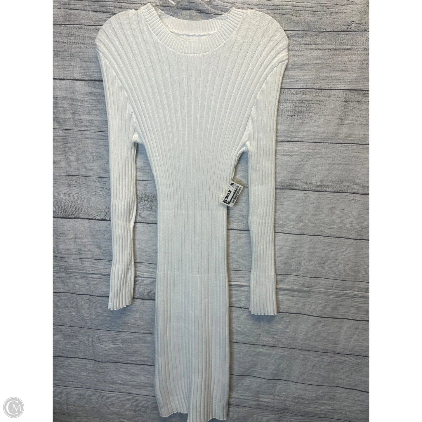 Dress Sweater By Cmf In White, Size: Xl