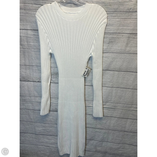 Dress Sweater By Cmf In White, Size: Xl