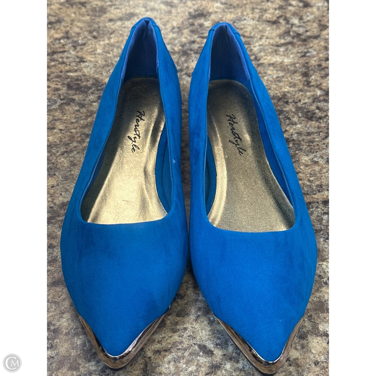 Shoes Flats By Herstyle In Blue, Size: 7.5