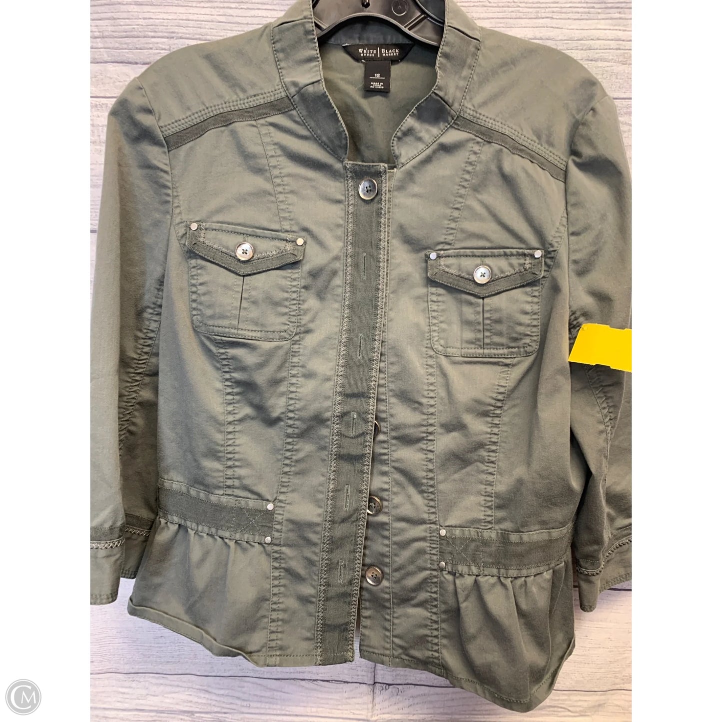 Jacket Other By White House Black Market In Green, Size: 12