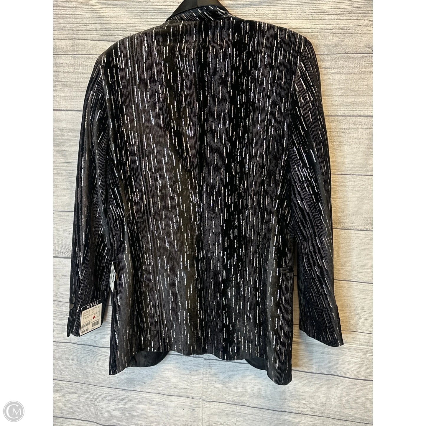 Blazer By Cmf In Black & Silver, Size: S