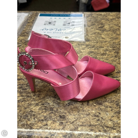 Shoes Heels Kitten By Cmf In Pink, Size: 8.5