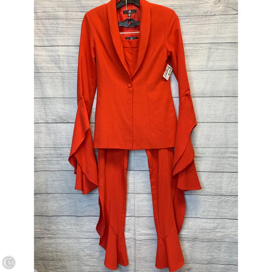 Pants Suit 2pc By Cmf In Red, Size: 0