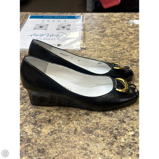 Sandals Heels Kitten By Bruno Magli Shoes In Black, Size: 9