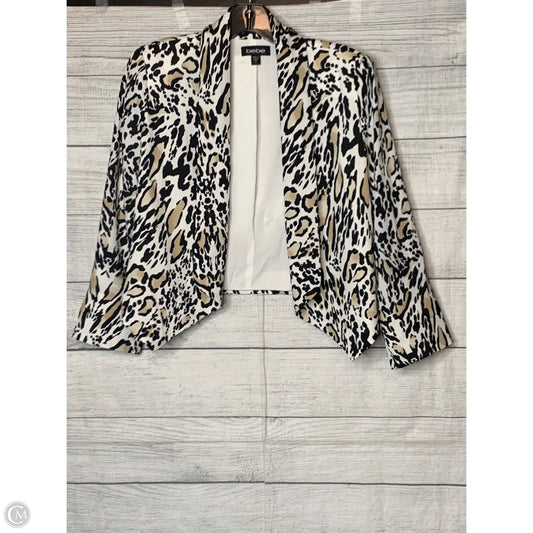 Blazer By Bebe In Animal Print, Size: Xs