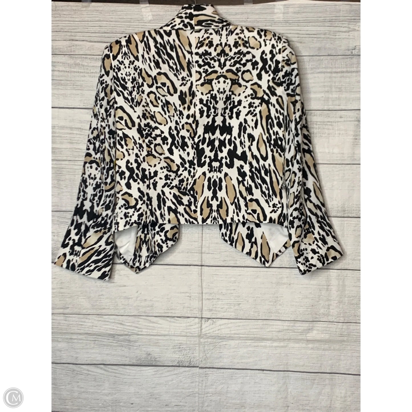 Blazer By Bebe In Animal Print, Size: Xs