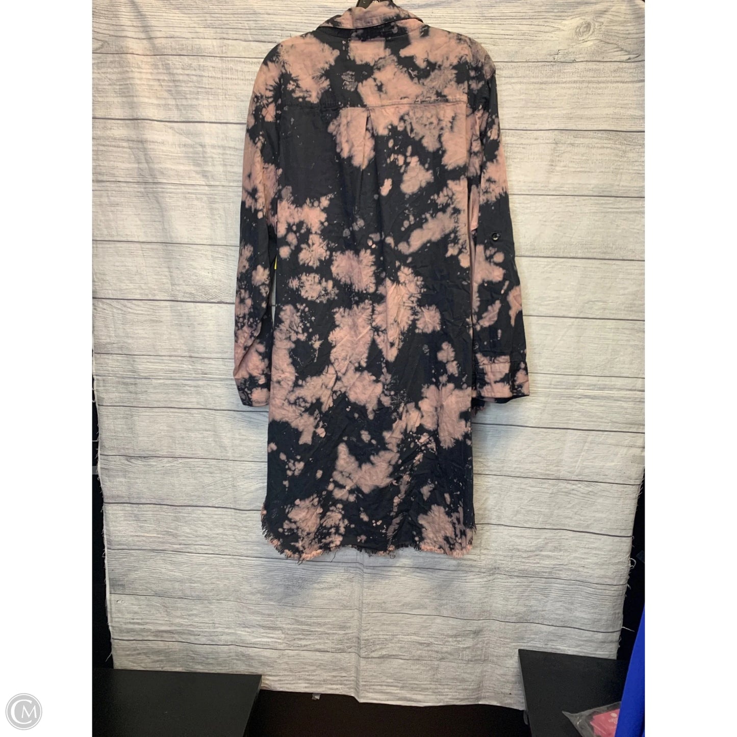 Top Long Sleeve By Cmf In Tie Dye Print, Size: 3x