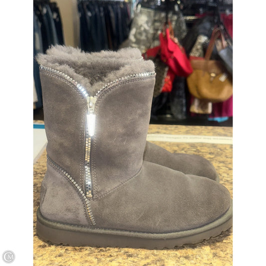 Boots Designer By Ugg In Grey, Size: 6