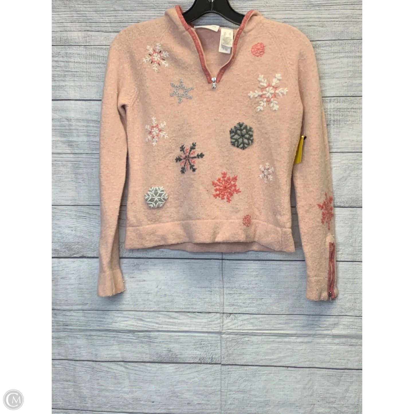 Sweater By Liz Claiborne In Pink, Size: S