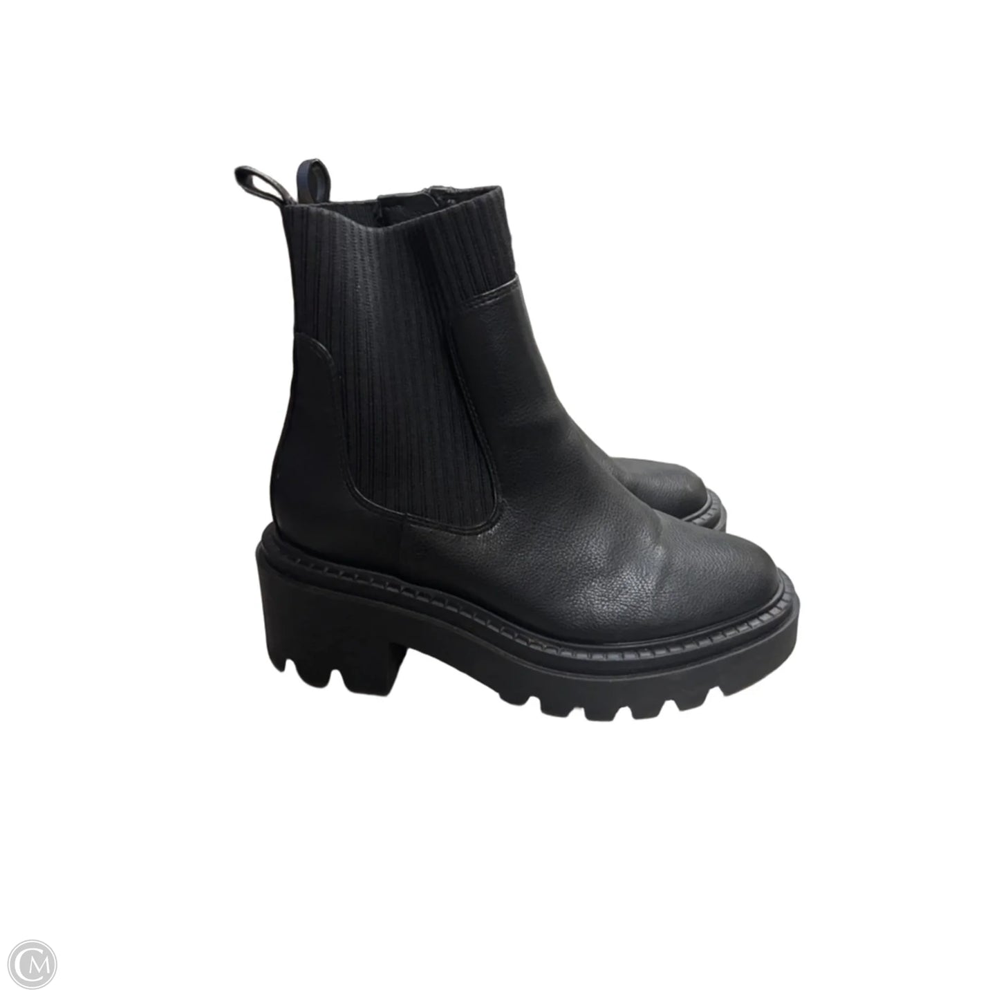 Boots Ankle Flats By Universal Thread In Black, Size: 7