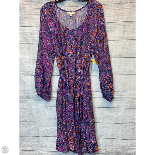 Dress Casual Midi By Terra & Sky In Multi-colored, Size: 1x