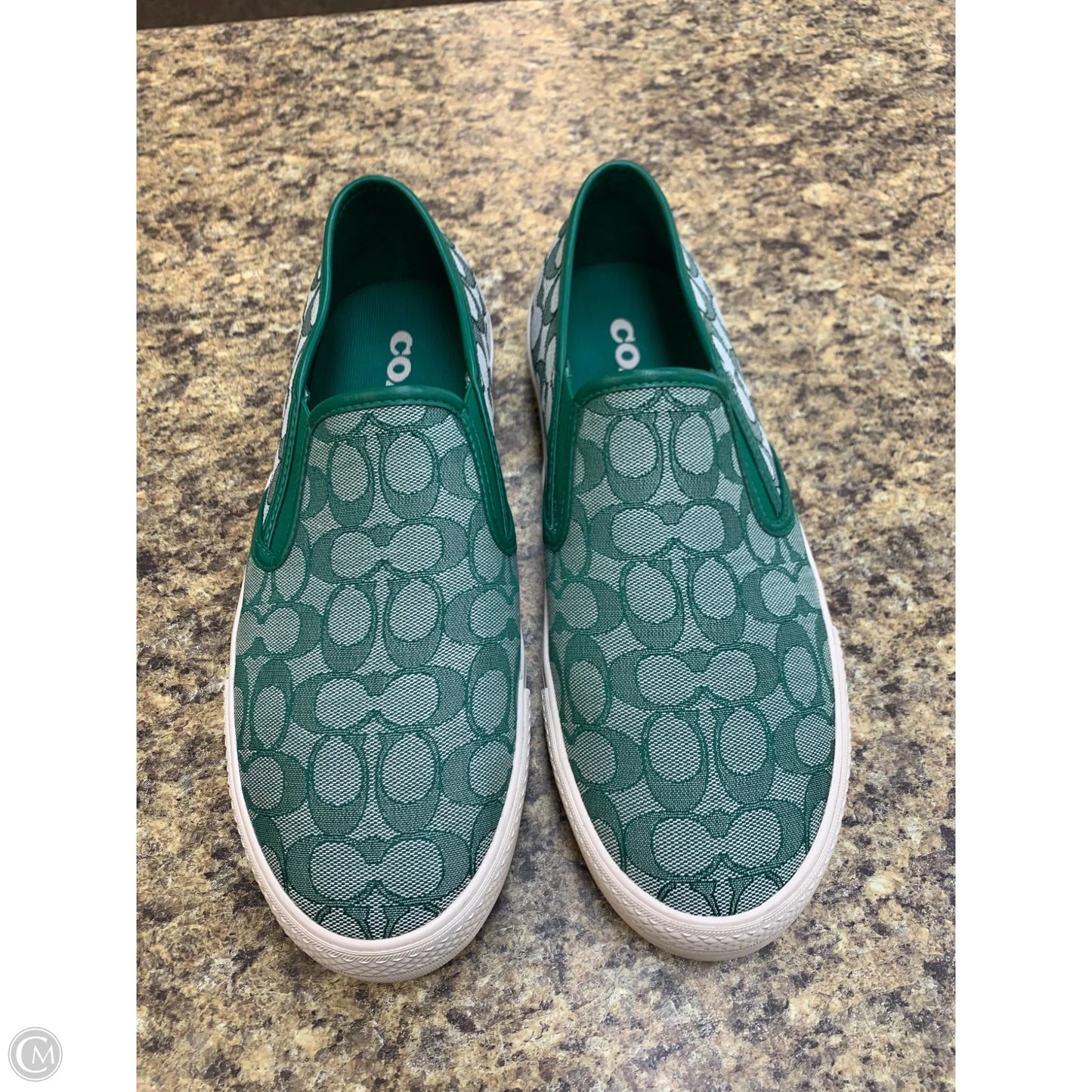 Shoes Designer By Coach In Green, Size: 12