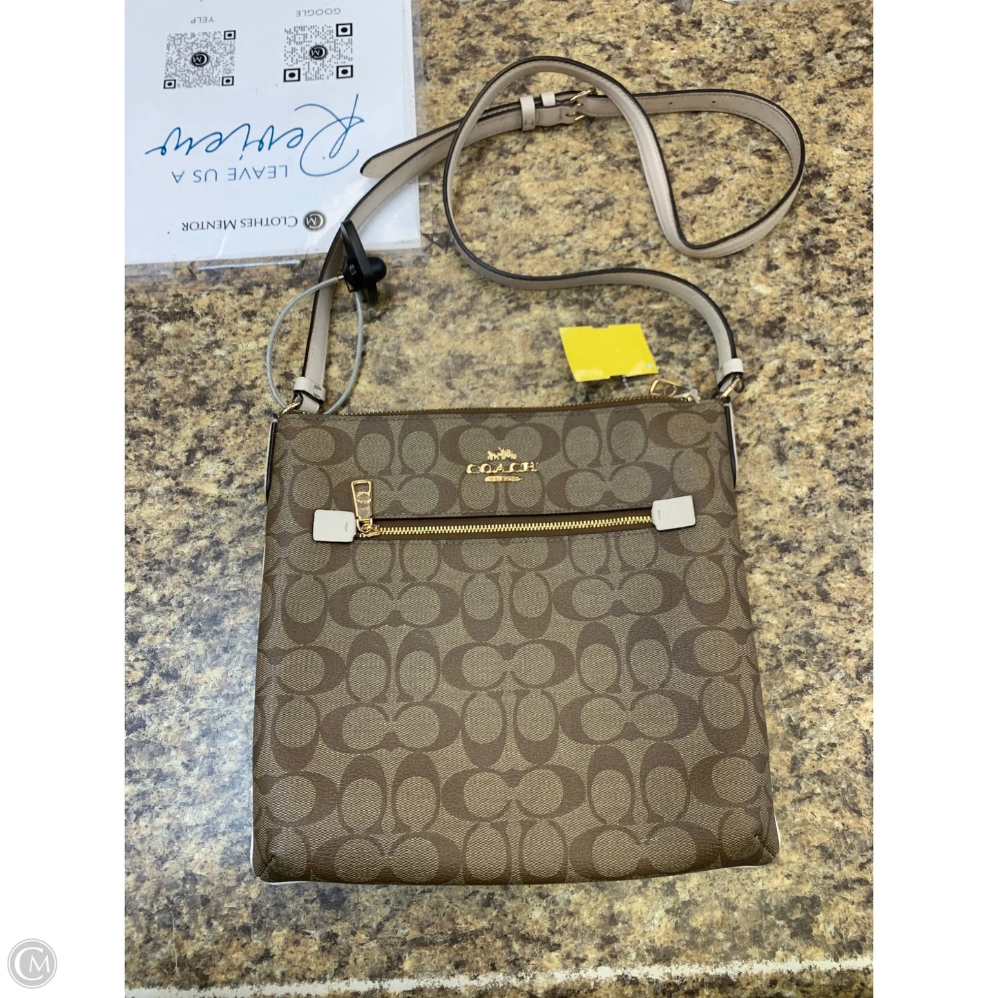 Crossbody Designer By Coach, Size: Medium