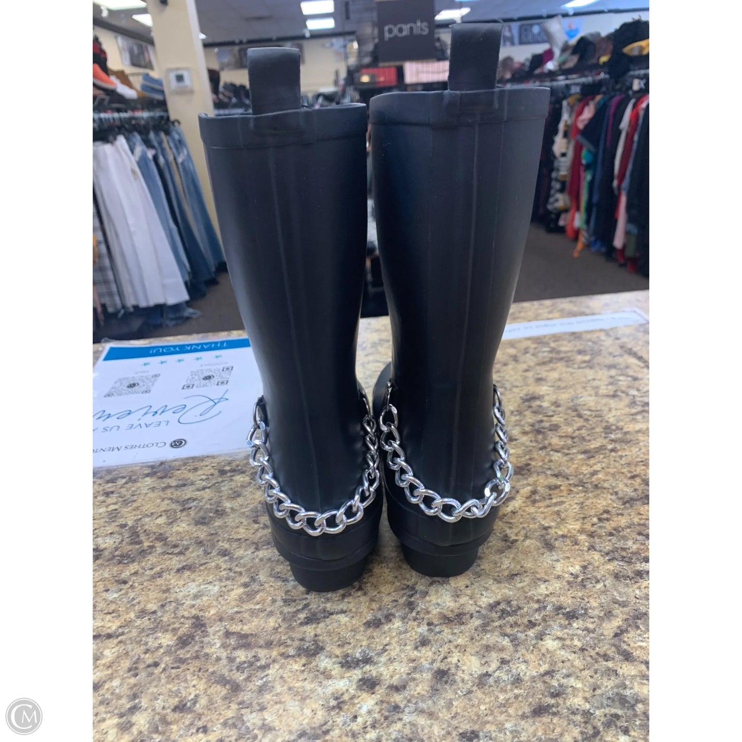 Boots Rain By Juicy Couture In Black, Size: 7