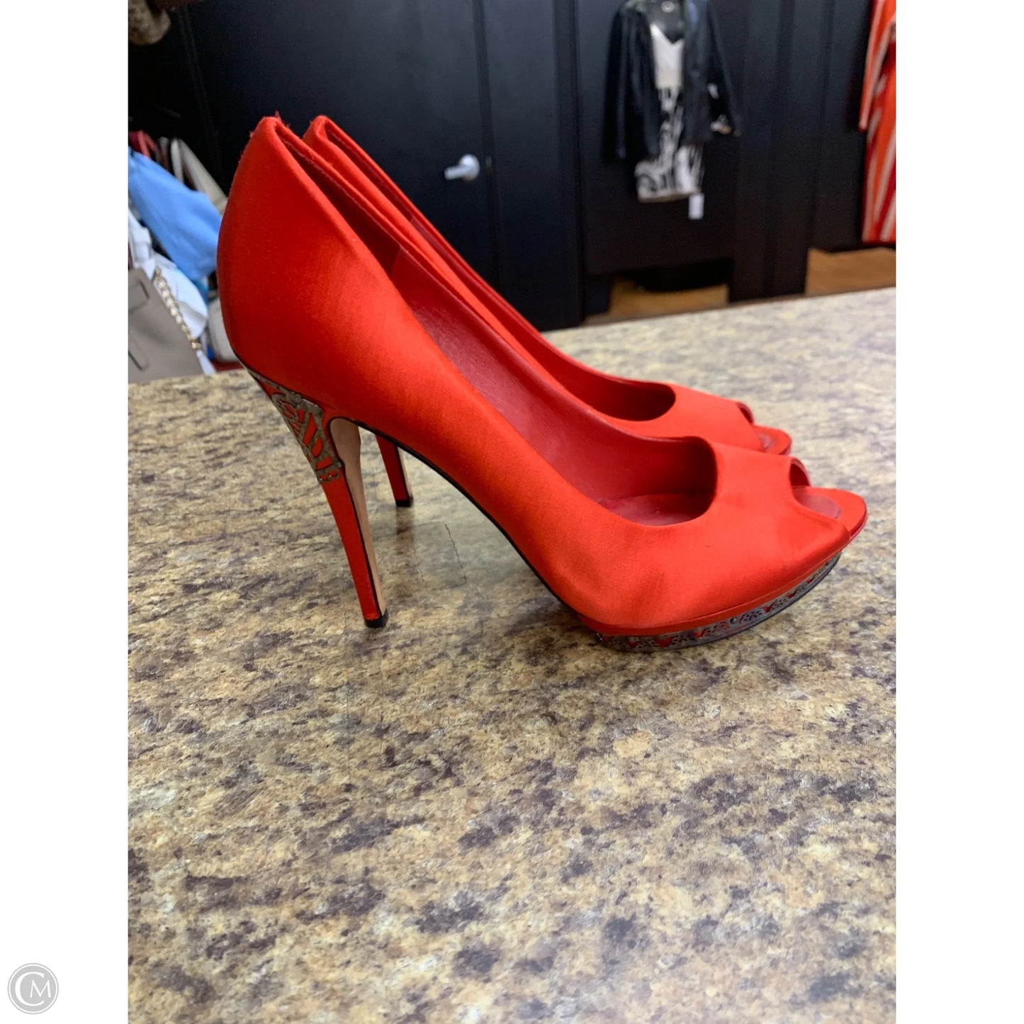 Shoes Heels Platform By Bcbgmaxazria In Red, Size: 9