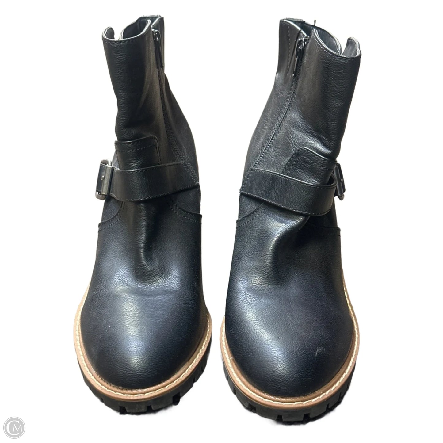 Boots Ankle Heels By Cmf In Black, Size: 11