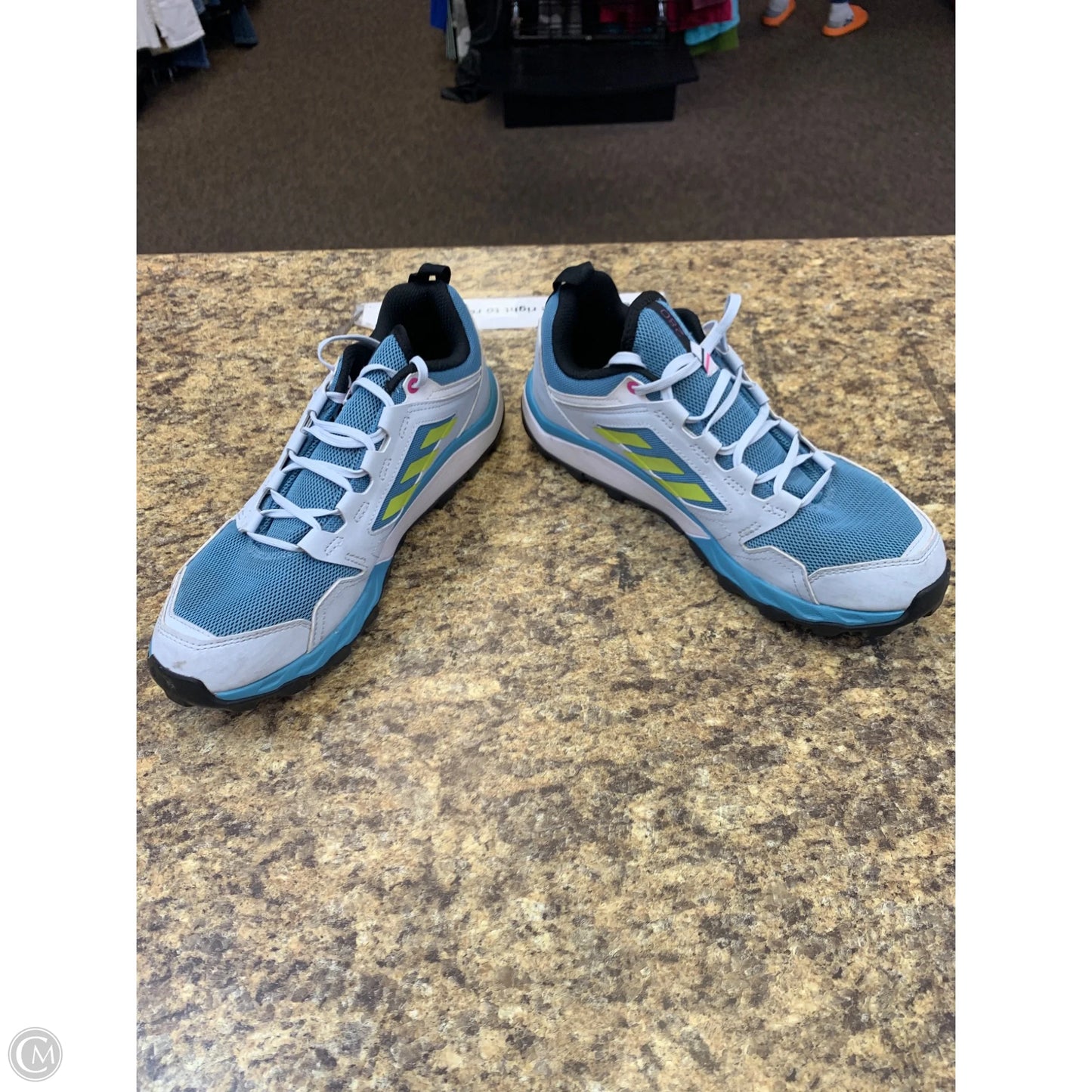 Shoes Athletic By Adidas In Blue, Size: 10