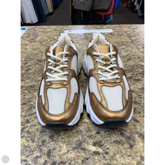 Shoes Athletic By Azalea Wang In Bronze, Size: 9