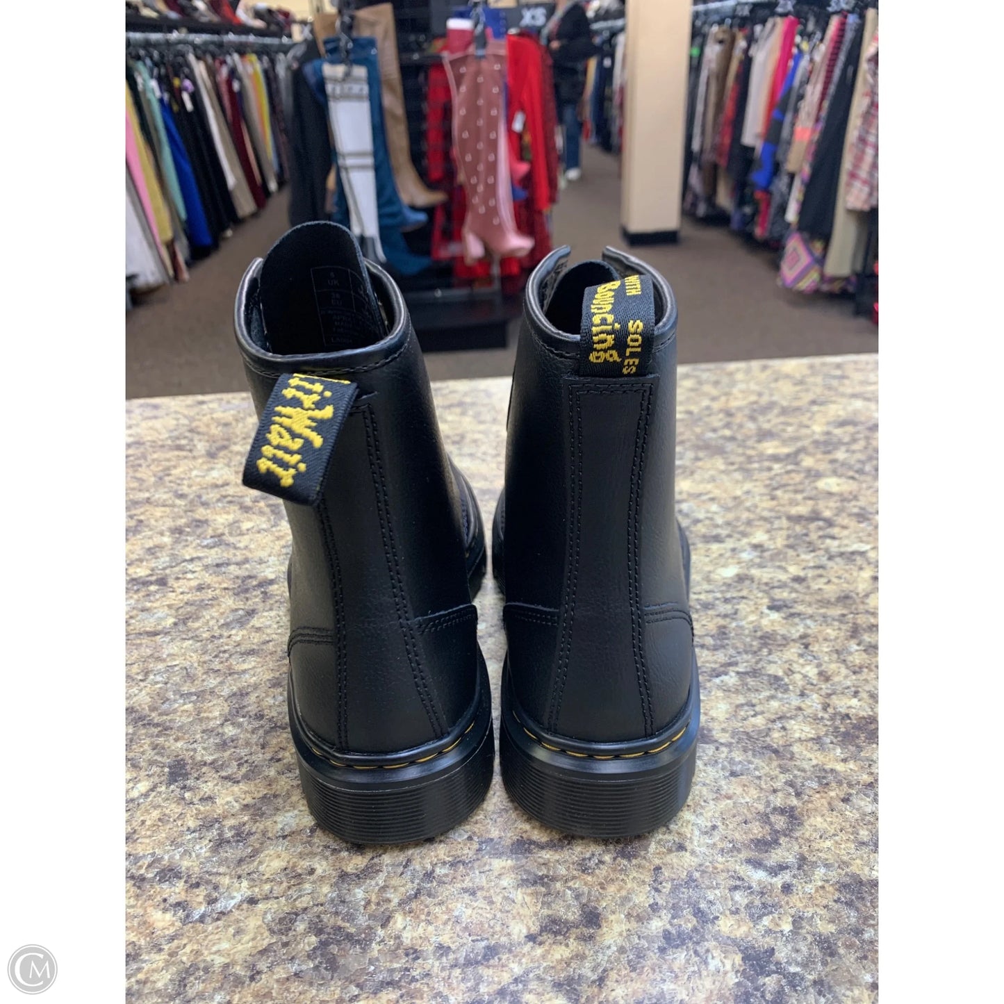 Boots Ankle Flats By Dr Martens In Black, Size: 7