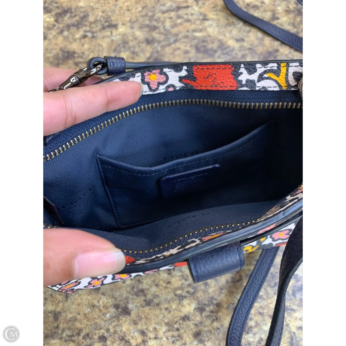 Handbag Designer By Coach, Size: Small