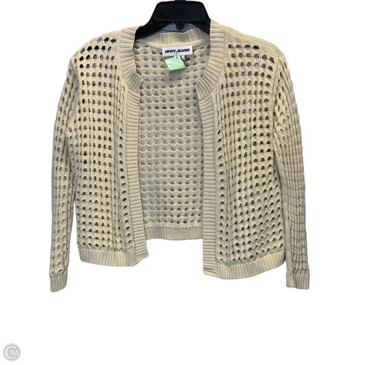 Cardigan By Dkny In Cream, Size: Xs