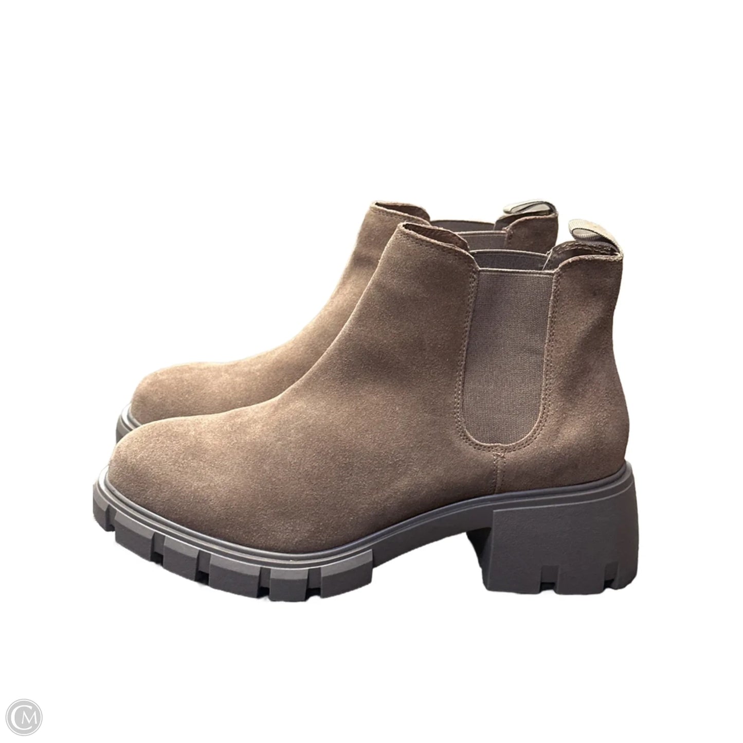 Boots Ankle Flats By Steve Madden In Brown, Size: 11
