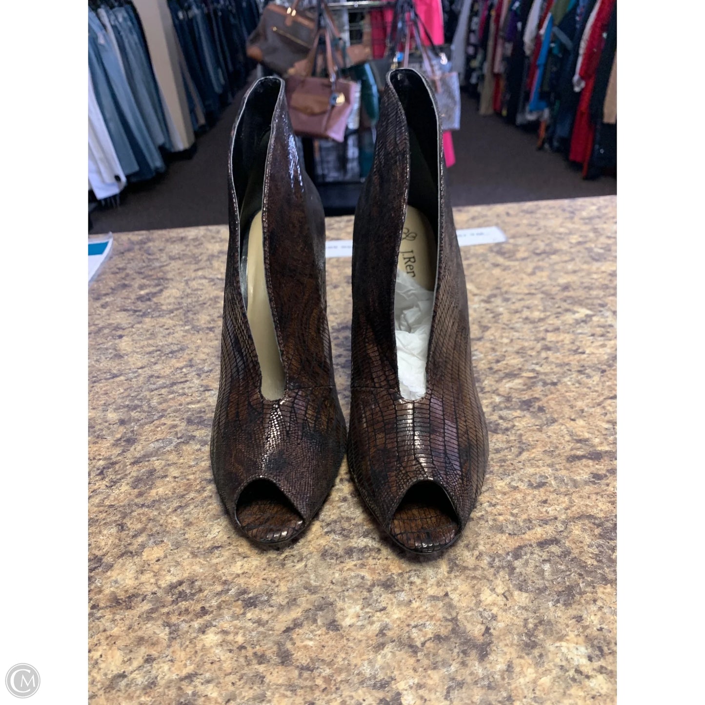 Shoes Heels Stiletto By J Renee In Brown, Size: 11