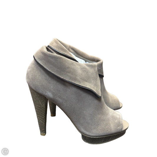 Shoes Heels Platform By Steve Madden In Taupe, Size: 11