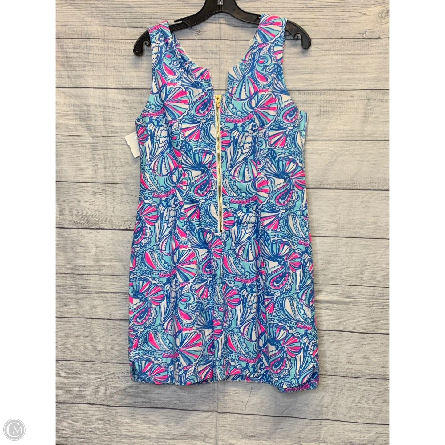 Dress Designer By Lilly Pulitzer In Blue & Pink, Size: 14