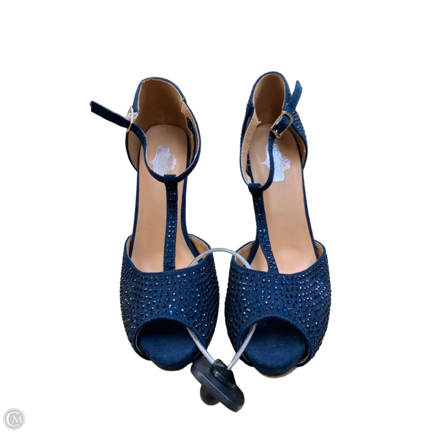Shoes Heels Platform By Cmf In Navy, Size: 7.5